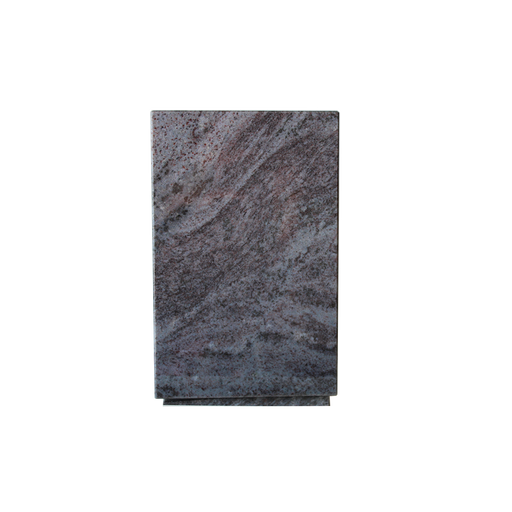 Urne cinéraire carré en granit gris reflet - 198€